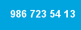 986 723 54 13 986 723 54 13